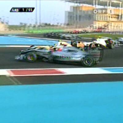 Horror-Crash zwischen Schumi und Liuzzi