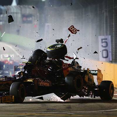 So heftig war der Schumi-Crash