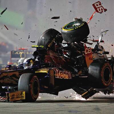 So heftig war der Schumi-Crash