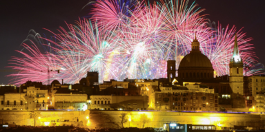 Ein leuchtendes Himmelsspektakel in Malta