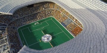 Die Allianz Arena von München im MINILAND