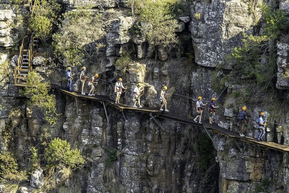 Südafrika Adrenalin Klettersteiggehen Advertorial Cliff Walk