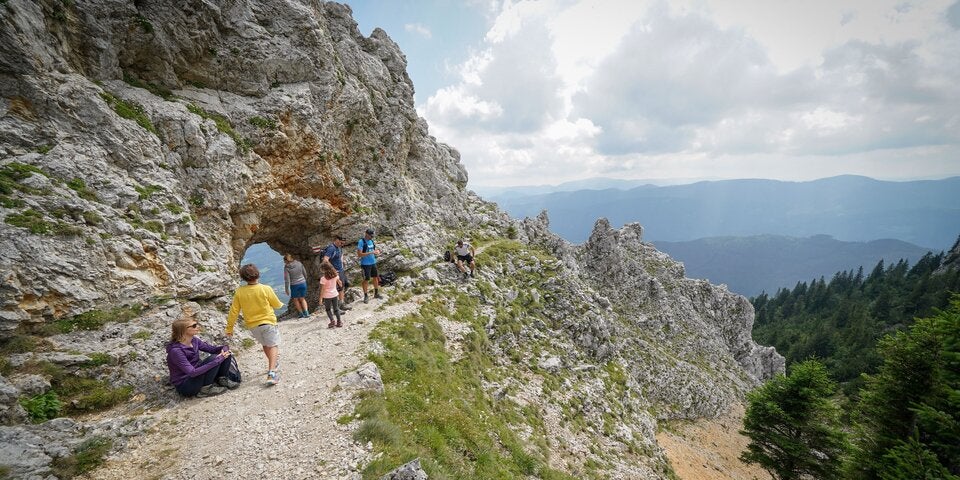 Mit der Rax-Seilbahn dem Alltag entschweben