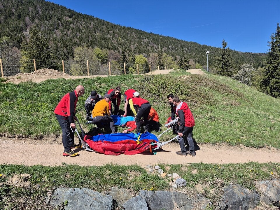 Schneeberg-Team übte für den Ernstfall
