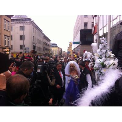 Richard Lugner sagt 'Ja' zu seiner Spatzi