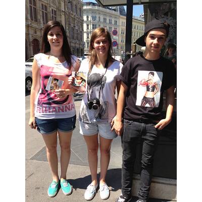 Rihanna: Fans warten vor dem Sacher 