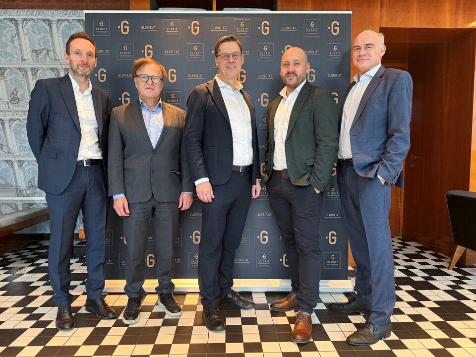 Kontrolliertes Wachstum: P. Kloihofer, L. Gartler (Glorit), A. Bosak (Exploreal), Glorit GF L. Sattlegger, S. Messar (v. l. n .r.).