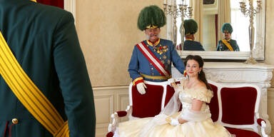 Fotoaudienz mit Kaiserpaar