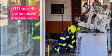 Bankomatsprengung Ober&ouml;sterreich Hofkirchen im Traunkreis