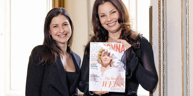 Fran Drescher und MADONNA Redakteurin Nina Fischer