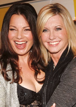 Fran Drescher und Olivia Newton-John