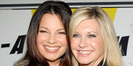 Fran Drescher und Olivia Newton-John