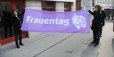 SPÖ-Frauen demonstrieren am Frauentag