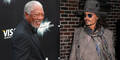 Morgan Freeman und Johnny Depp