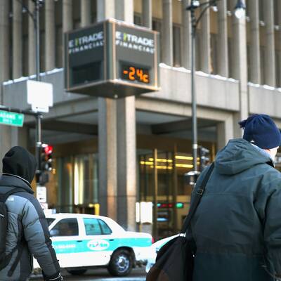 Frieren bei Minus 40 Grad