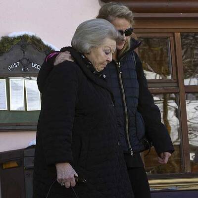 Königin Beatrix auf dem Weg nach Innsbruck
