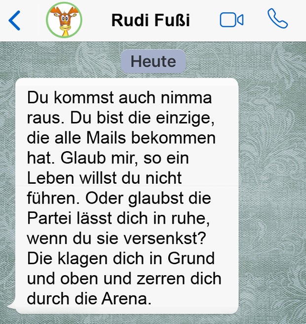 Fußi Whatsapp