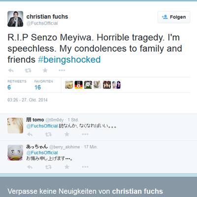 Die Reaktionen auf Meyiwas Tod