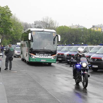 Die Sicherheitsvorkehrungen beim Wr. Derby