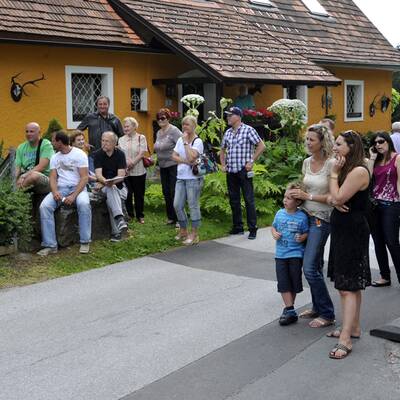Arnold Schwarzenegger in Wien gelandet