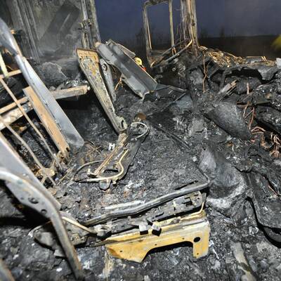 Tank von Lkw explodiert