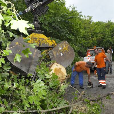 Schwere Unwetter in Österreich