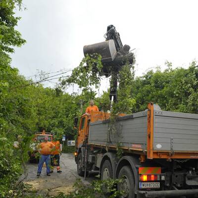 Schwere Unwetter in Österreich