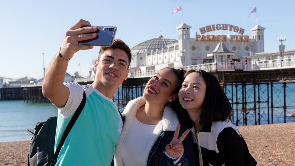 Nach dem Sprachunterricht, gemeinsam auf Sightseeing-Tour