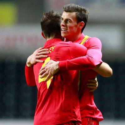 Die Bilder vom Wales-Ländermatch