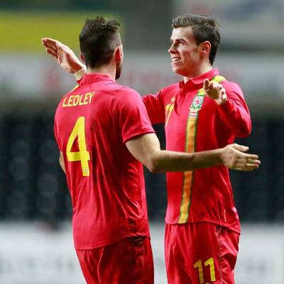 Die Bilder vom Wales-Ländermatch