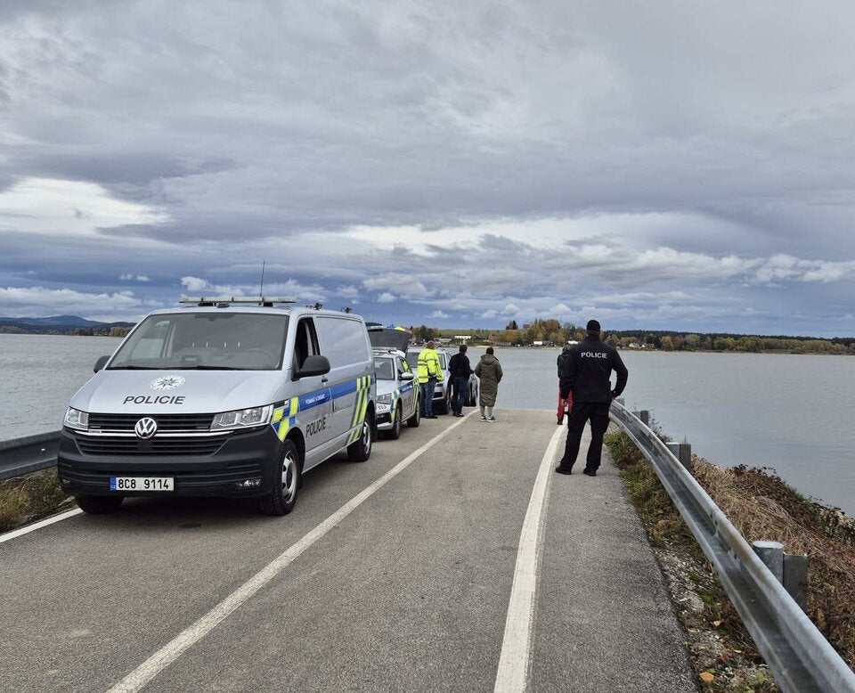 Stausee Lipno Max und Andreas