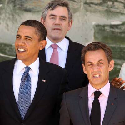 Sichtlich zufriedener Gastgeber