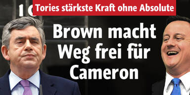 Tories stärkste Kraft ohne Absolute