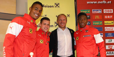 Rubin Okotie, Zlatan Junuzovic, Hermann Maier, David Alaba