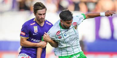 Austria Wien gegen Austria Lustenau