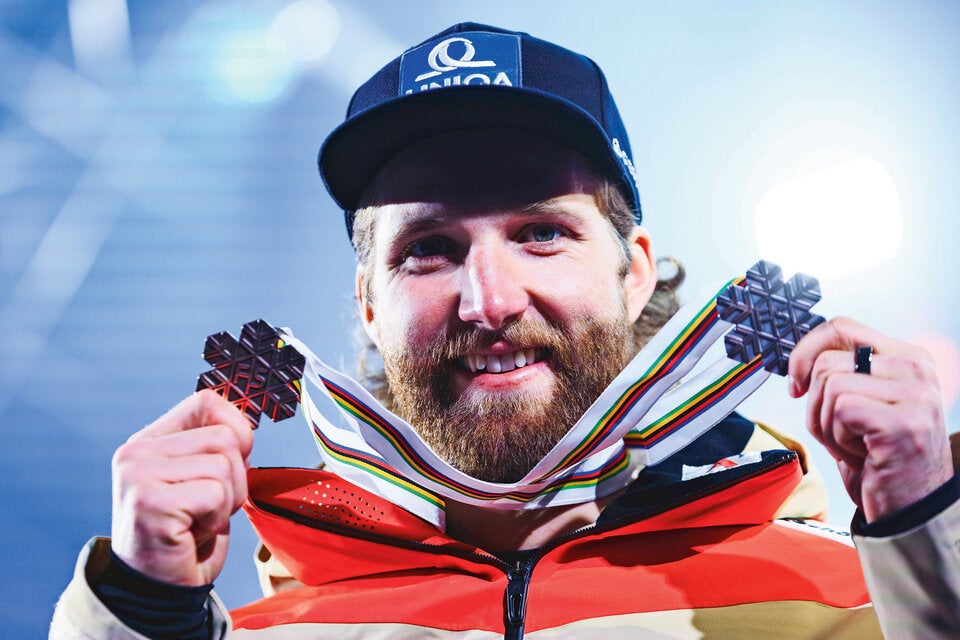 WM-Bilanz Puchner, Hütter, Ortlieb, Feller, Schwarz, Berthol, Kriechmayr, Odermatt, Haaser, Saint-Germain