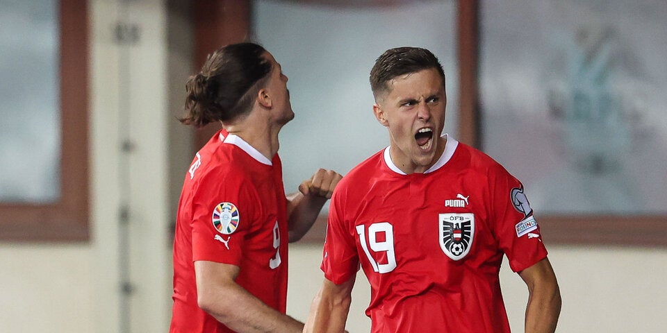 Christoph Baumgartner Österreich gegen Schweden