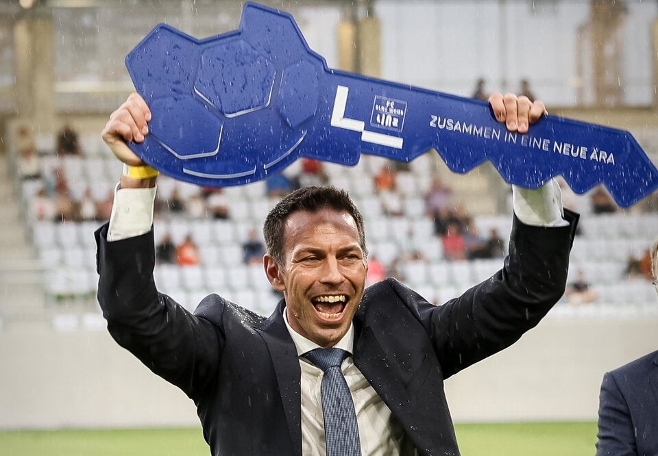 Blau Weiß Linz Manager Christoph Peschek