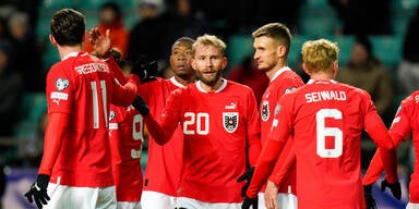 2:0 - &Ouml;sterreich st&uuml;rmt im Estland-Eisschrank an die Spitze