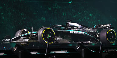 Mit diesem Silberpfeil will Mercedes-Star Russell um den Titel fahren