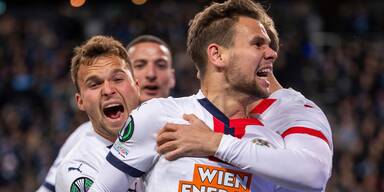 Nervenschlacht! Rapid legt Grundstein für Europacup-Semifinale