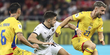 Österreich kassiert bitteres Last-Minute-0:1 in Rumänien