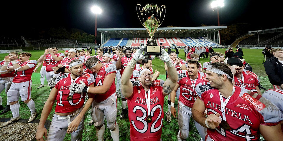 27:0 – Österreichs Football-Helden stürmen zum EM-Titel