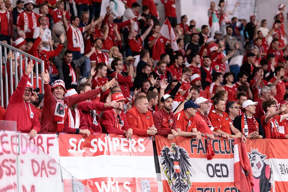 Österreich Zypern Fans