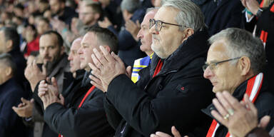 48.000 fieberten im "Happel" mit, Kanzler Stocker aus dem Homeoffice