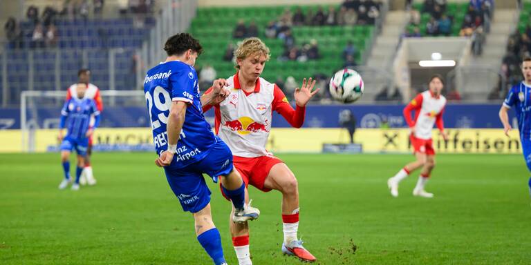 Salzburg gewinnt 2:0 bei Schlusslicht Blau-Weiß Linz