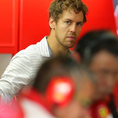 Die ersten Ferrari-Bilder von Sebastian Vettel
