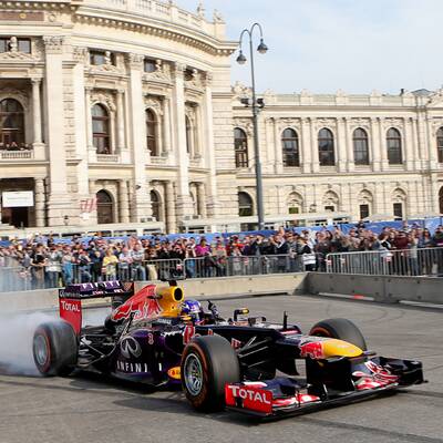 Die besten Bilder zum F1-Gastspiel in Wien
