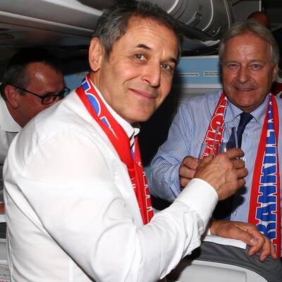 ÖFB-Team ließ es im Flieger krachen