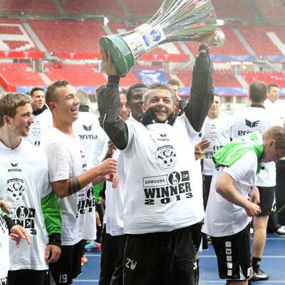 So feiert Pasching die Cup-Sensation